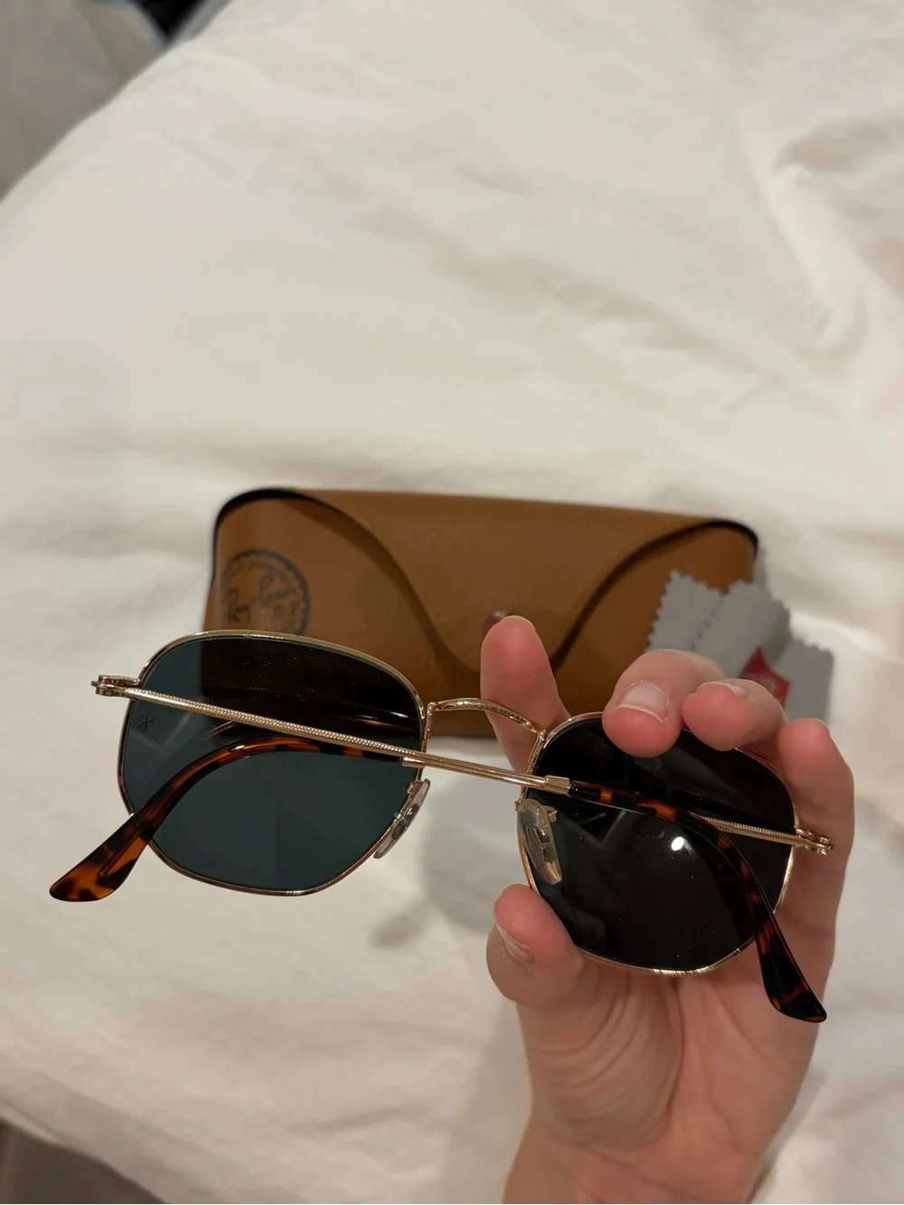 Ray-Ban Square Metal Sunglasses